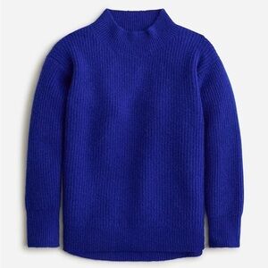 Crewcuts Blue Knit Sweater with Mock Neck